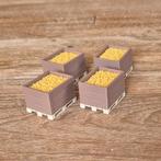 Pallet met Krat Aardappelen (Set van 4) – 1-50, Hobby en Vrije tijd, Modelauto's | 1:50, Ophalen of Verzenden, Nieuw, Hijskraan, Tractor of Landbouw