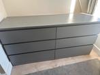 Grijze ladekast Ikea Malm, Ophalen, Overige materialen, 100 tot 150 cm, Zo goed als nieuw