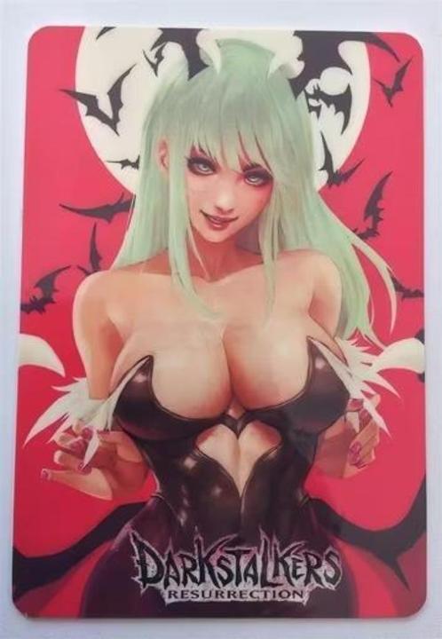 Darkstalkers Morrigan Sexy Doujin Trading fan Card, Verzamelen, Stripfiguren, Nieuw, Verzenden