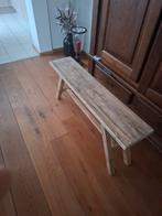 Mooi houten bankje 115 cm lang, Ophalen, Minder dan 50 cm, 125 cm of meer, Zo goed als nieuw