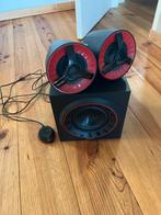 Philips 2.1 Speakerset met Subwoofer, Audio, Tv en Foto, Luidsprekers, Ophalen, Philips, Gebruikt, Complete surroundset