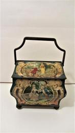 Antiek Huntley & Palmers blik, Verzamelen, Blikken, Ophalen of Verzenden, Gebruikt, Koek(jes), Overige merken