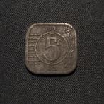 5 cent 1942 zink, Verzenden, Koningin Wilhelmina, 5 cent, Losse munt