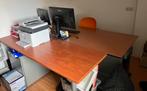 Bureau met verlengstuk en ladenkastjes, Huis en Inrichting, Bureaus, Ophalen, Gebruikt, Bureau