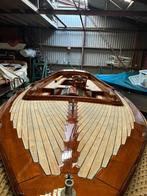Unieke teakhouten vlet, Ophalen, Gebruikt, Binnenboordmotor, 6 meter of meer