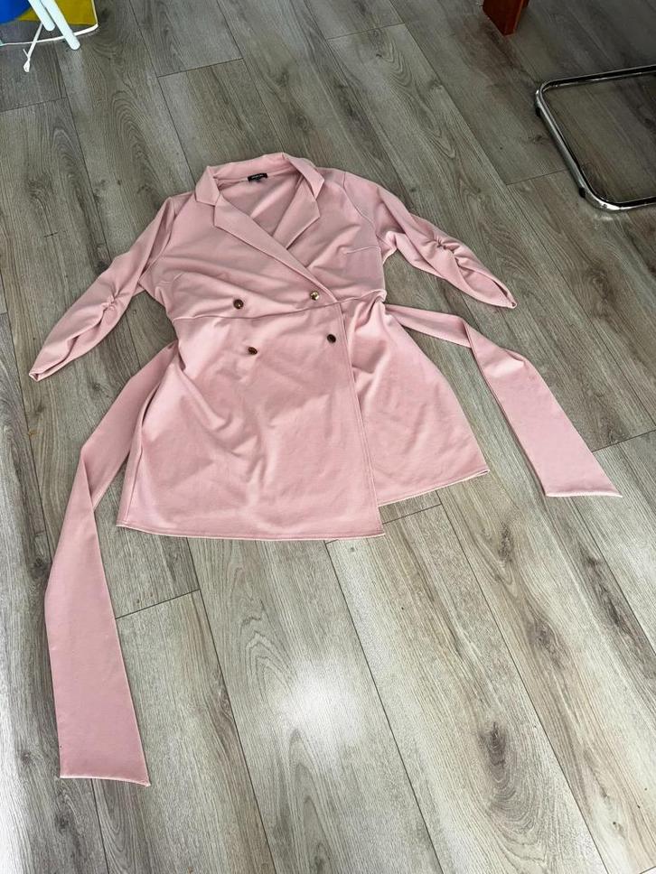 Simply be jurk colbertjurk jurkje 52 blazerjurk roze, Kleding | Dames, Grote Maten, Gedragen, Jurk, Roze, Verzenden