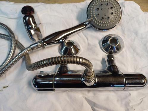 Thermostatische kraan, Doe-het-zelf en Verbouw, Sanitair, Gebruikt, Kraan, Chroom, Ophalen of Verzenden