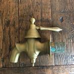 Een zware messing kraan. Is een antieke kraan., Antiek en Kunst, Antiek | Koper en Brons, Ophalen of Verzenden, Koper