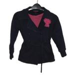 Prachtige donker blauwe Z8 jas in maat 116-122., Kinderen en Baby's, Kinderkleding | Maat 116, Gebruikt, Z8, Jas, Verzenden