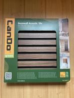 CanDo Decowall 4 lattenwandtegels Acoustic Walnoot 50x50cm, Ophalen, Nieuw, Overige materialen, Minder dan 20 mm