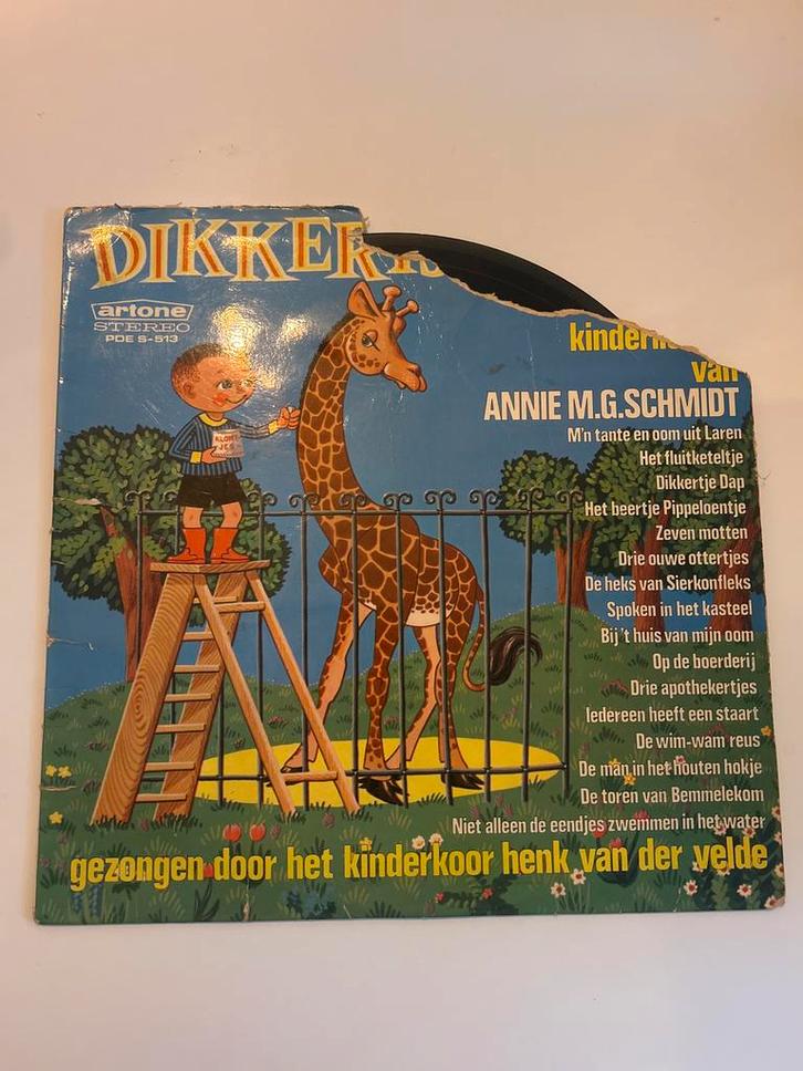 Dikkertje Dap - Annie M.G. Schmidt Kinderliedjes LP, Cd's en Dvd's, Vinyl | Kinderen en Jeugd, Gebruikt, Muziek, Tot 2 jaar, Ophalen