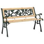 Tuinbank met rugleuning 116 cm rozenpatroon €80, Ophalen of Verzenden, Nieuw