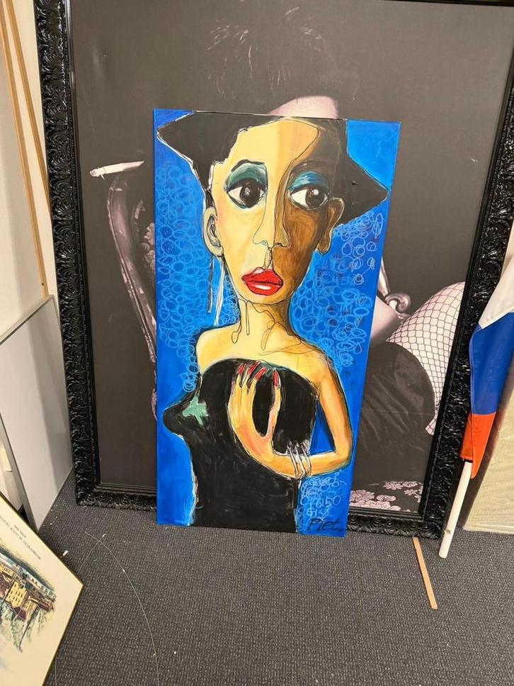 Piet Schopping - Vrouwelijk Portret, Antiek en Kunst, Kunst | Schilderijen | Modern, Ophalen