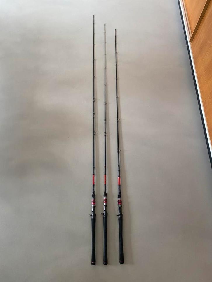 Balzer Shirasu baitcast / jerkbait hengel IM-8 Carbon, Watersport en Boten, Hengelsport | Roofvissen, Zo goed als nieuw, Werphengel