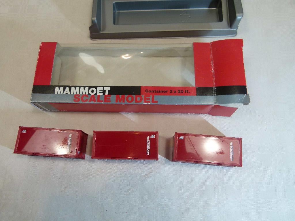 Mammoet container Herpa Mammoet store, Hobby en Vrije tijd, Modelauto's | 1:87, Ophalen of Verzenden, Gebruikt, Overige typen