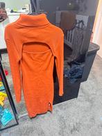 Oranje Jurk met Open Rug - Giorgia - S/M, Kleding | Dames, Oranje, Ophalen of Verzenden, Zo goed als nieuw, Maat 36 (S)