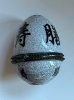 Chinees sieraden ringen bakje / ei 7,5 cm hoog, Ophalen of Verzenden