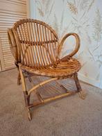 Vintage Rotan Stoel van Rohé Noordwolde, Huis en Inrichting, Fauteuils, Ophalen, Gebruikt, Minder dan 75 cm, Vintage