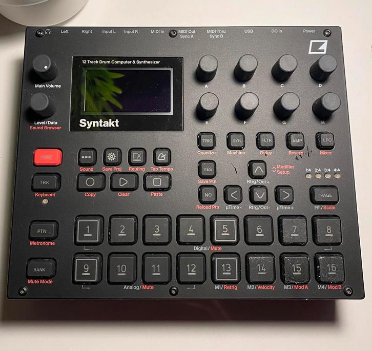 Elektron Syntakt - Good condition, Muziek en Instrumenten, Synthesizers, Gebruikt, Overige aantallen, Overige merken, Met midi-aansluiting