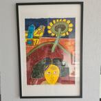 Gulullaume Corneille - Le Tournesol 1999 Zeefdruk Gesigneerd, Antiek en Kunst, Ophalen of Verzenden