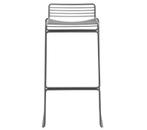 HAY Hee bar stool H75 grijs / asphalt grey, Nieuw, Ophalen of Verzenden, Metaal, Stapelbaar
