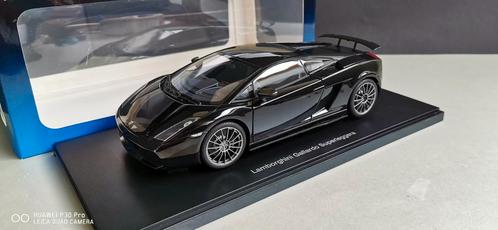 Lamborghini Gallardo Superleggera zwart Autoart PDJ, Hobby en Vrije tijd, Modelauto's | 1:18, Zo goed als nieuw, Auto, Autoart