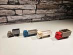 4 oldtimer trucks vrachtwagens N spoor trein 1:160, Ophalen of Verzenden, Gelijkstroom of Wisselstroom, Overige typen, Overige merken