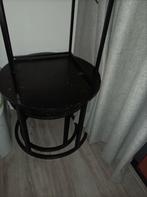 Ronde salon tafel set zwart, Huis en Inrichting, Tafels | Salontafels, Ophalen, Gebruikt, 50 tot 100 cm, Rond