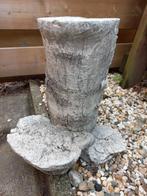 Betonnen Tuinornament - Boomstam met Paddenstoelen, Ophalen, Gebruikt, Overige typen, Onbekend