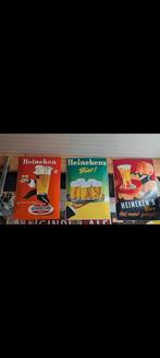 Heineken emaille 60 x 40 cm, Antiek en Kunst, Antiek | Emaille, Ophalen