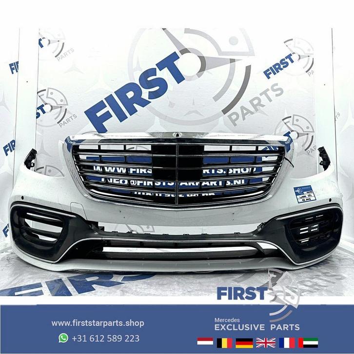 W222 Facelift S63 S65 AMG Voorbumper Origineel Mercedes 2018, Auto-onderdelen, Carrosserie en Plaatwerk, Bumper, Mercedes-Benz