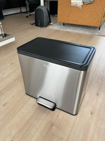 EKO Pedaalemmer geborsteld RVS 3x9L beschikbaar voor biedingen