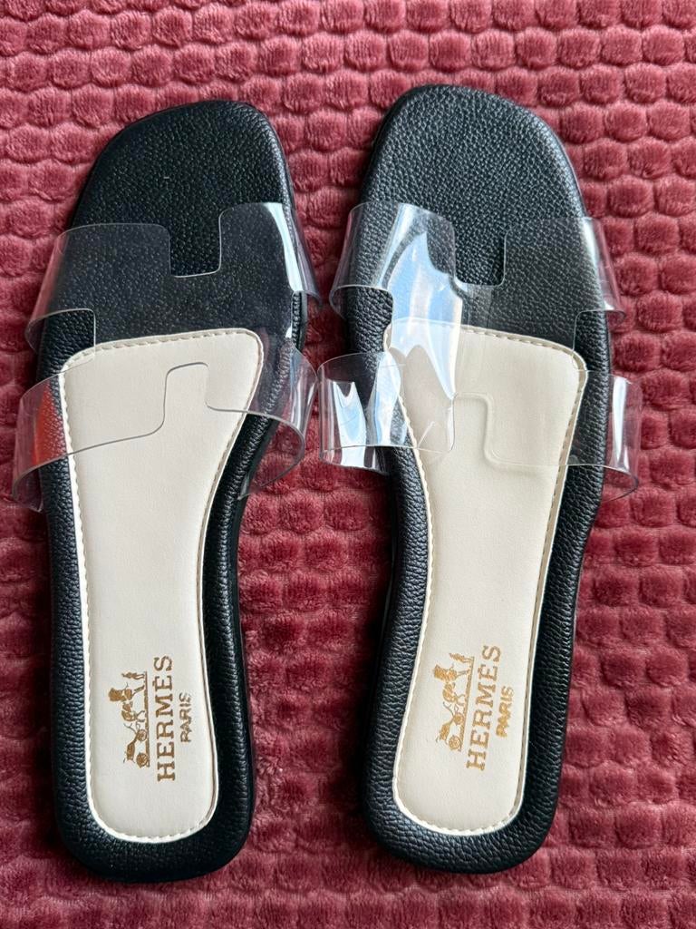 Hermes slippers, Kleding | Dames, Schoenen, Verzenden, Zo goed als nieuw