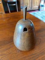houten peer potje 15 cm hoog, Antiek en Kunst, Ophalen of Verzenden
