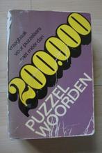 VRAAGBAAK VOOR PUZZELAARS MEER DAN 200.000 PUZZELWOORDEN, Ophalen of Verzenden, Gelezen, Overige onderwerpen