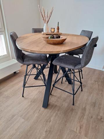ZGAN eethoek(zonder blad)6x barstoel,stoel,stoelen v Xooon beschikbaar voor biedingen