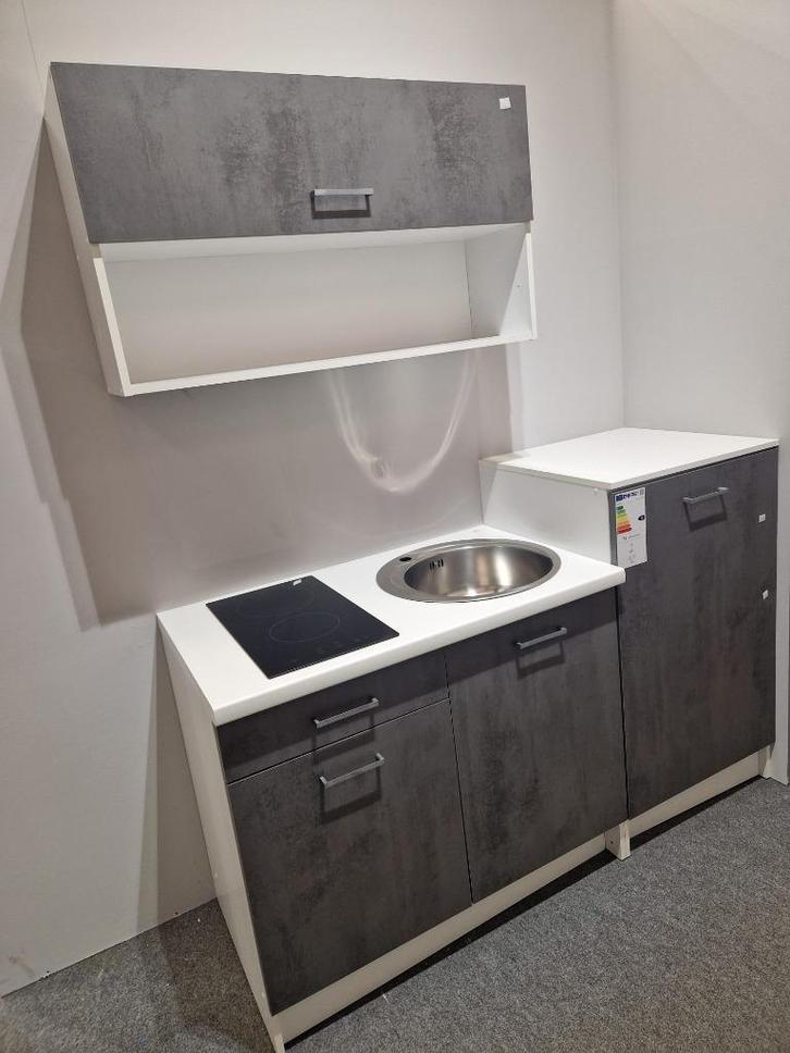 Keuken Tyni grijs 160 cm, Huis en Inrichting, Keuken | Keukenelementen, Nieuw, Minder dan 100 cm, 50 tot 100 cm, 25 tot 50 cm