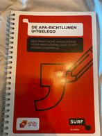 De APA-Richtlijnen Uitgelegd - 2e Editie, Ophalen of Verzenden, Gelezen, HBO