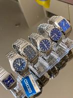 Herenhorloges - Staal - Blauwe Wijzerplaat, Overige merken, Gebruikt, Staal, Polshorloge