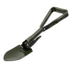 Groene RVS pioniersschep (47 cm) in nylon hoes, Verzamelen, Militaria | Algemeen, Verzenden, Landmacht, Nederland, Overige typen