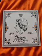 Tegeltje  Juliana 25 jaar Koningin, Nederland, Overige typen, Ophalen of Verzenden, Zo goed als nieuw