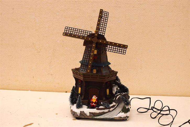 kerst molen als lamp 49574, Diversen, Kerst, Gebruikt, Ophalen of Verzenden
