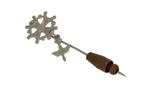 Hugenoten kruis das speld broche 14k goud vintage juweel, Ophalen of Verzenden, Goud, Broche, Met edelsteen