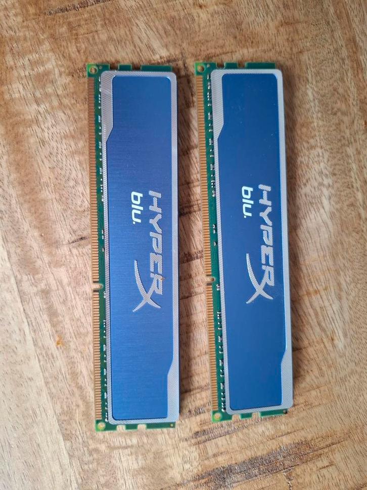 2x 4GB Kingston HyperX DDR3 1333MHz – 8GB Kit – Werkend, Computers en Software, RAM geheugen, Zo goed als nieuw, Desktop, DDR3