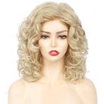 Blonde Krullende Dames Pruik Haarstuk Vrouwen Krullen Haar, Sieraden, Tassen en Uiterlijk, Uiterlijk | Haarverzorging, Verzenden