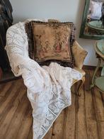 Vintage sprei woondeken tafelkleed, Huis en Inrichting, Slaapkamer | Beddengoed, Heikant 21 Kaatsheuvel, Eenpersoons, Wit, Overige typen