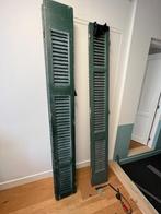 louvredeurtjes groen 6x vintage, Doe-het-zelf en Verbouw, Deuren en Horren, Ophalen, Gebruikt, Minder dan 80 cm, 215 cm of meer