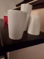 6 gladde witte arzberg bekers, Ophalen of Verzenden, Zo goed als nieuw, Overige stijlen, Kop(pen) en/of Schotel(s)