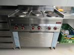 Fornuis 5 Kookplaten En Elektrische Convectie-Oven GN 1/1, Witgoed en Apparatuur, Fornuizen, Ophalen, 60 cm of meer, Zo goed als nieuw