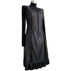 MIU MIU kalfsleren jurk, IT44-NL36/38 origineel en NIEUW, Maat 38/40 (M), Miu Miu, Zwart, Nieuw